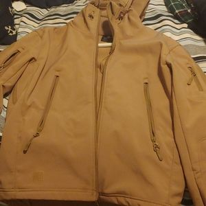 Coyote brown tactical jacket
